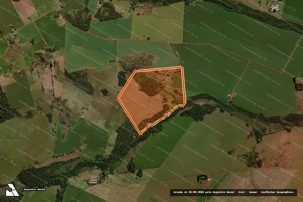 Imagem de satélite de Fazenda Lageadinho em SIDROLÂNDIA - MS