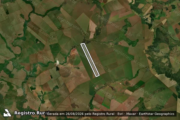 Imagem de satélite de Fazenda Guarirobinha em Sidrolândia - MS