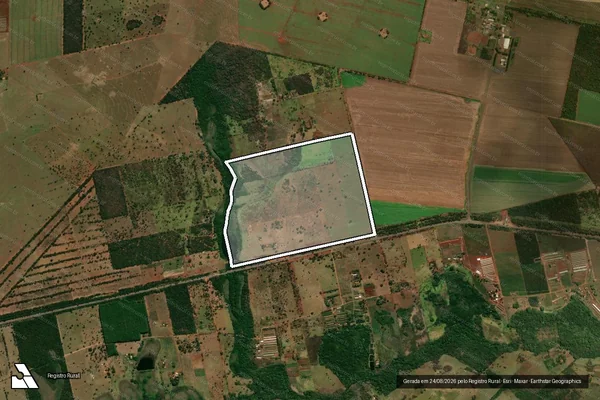 Imagem de satélite de FAZENDA CICOGNINI em TERENOS - MS