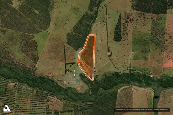 Imagem de satélite de FAZENDA VARZEA ALEGRE em TERENOS - MS