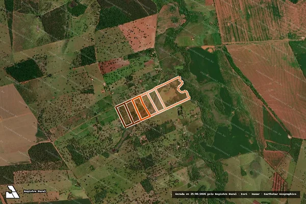 Imagem de satélite de CHACARA SÃO MIGUEL em TERENOS - MS