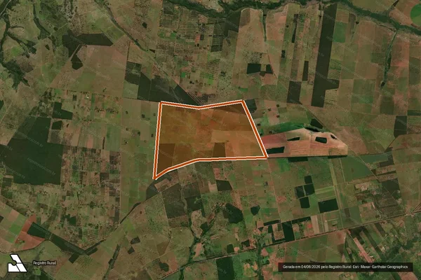 Imagem de satélite de FAZENDA VARZEA ALEGRE em TERENOS - MS