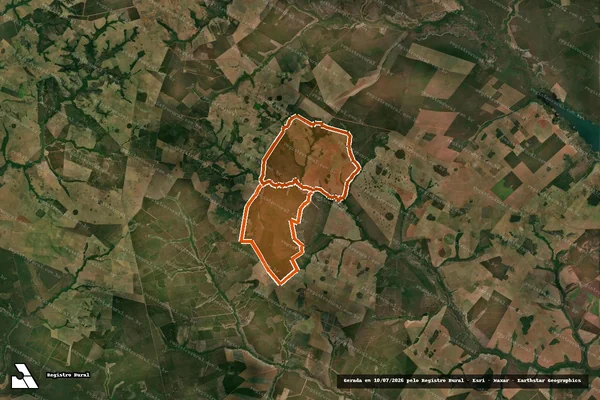 Imagem de satélite de FAZENDA CAÇULA I e II / GLEBA A/B em SELVÍRIA - MS