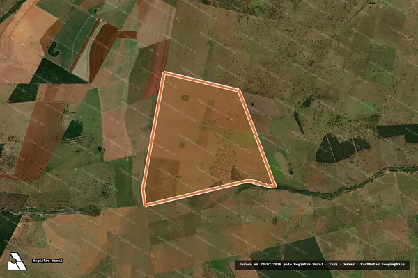 Imagem de satélite de Fazenda Nova Esperança em ANAURILÂNDIA - MS