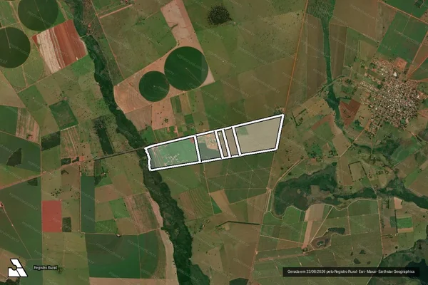 Imagem de satélite de ESTANCIA MONTEIRO em ANAURILÂNDIA - MS