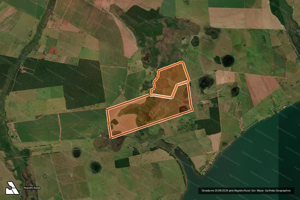 Imagem de satélite de Fazenda Querencia em ANAURILÂNDIA - MS