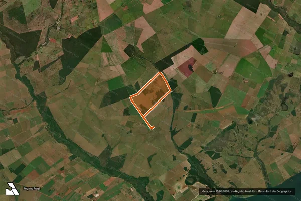 Imagem de satélite de Fazenda Pouso Alegre em ANAURILÂNDIA - MS