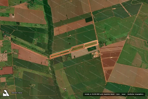 Imagem de satélite de Sitio Santa Luzia em BATAYPORÃ - MS