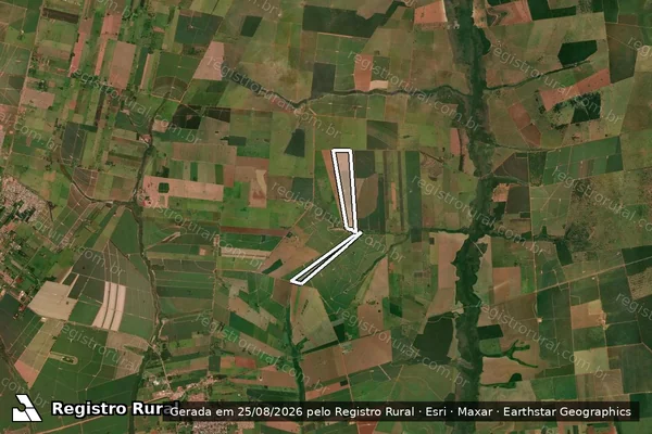 Imagem de satélite de FAZ. N.S.APARECIDA I em BATAYPORÃ - MS