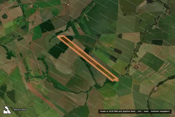 Imagem de satélite de Sitio Santa Barbara em CAARAPÓ - MS