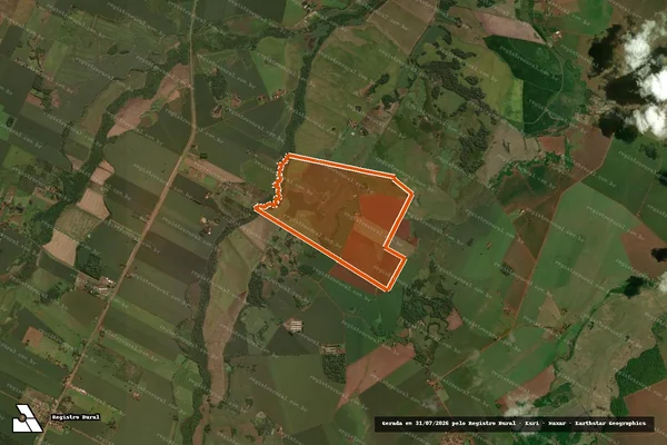Imagem de satélite de FAZENDA CONQUISTA em DOURADOS - MS