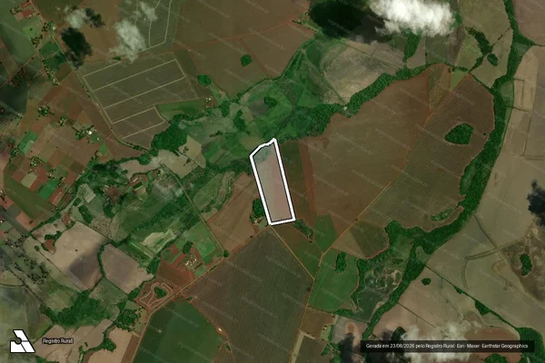 Imagem de satélite de SITIO SANTO ANTONIO em DOURADOS - MS