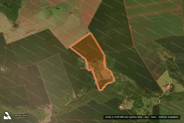 Imagem de satélite de FAZENDA BALSAMO em DOURADOS - MS