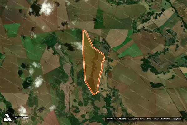 Imagem de satélite de FAZENDA SEMPRE ALEGRE em DOURADOS - MS