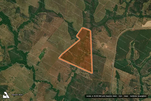 Imagem de satélite de FAZENDA MONTE SINAI em APARECIDA DO TABOADO - MS