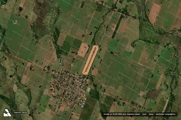 Imagem de satélite de P DO LOTE RURAL N 41 DA QDR N 63 em FÁTIMA DO SUL - MS