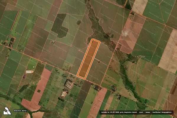 Imagem de satélite de Lote Rural 43 - QUADRA 15 em VICENTINA - MS