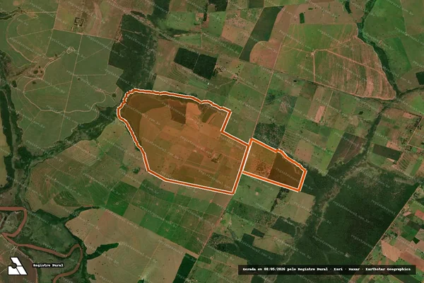 Imagem de satélite de Fazenda Santa Terezinha em IGUATEMI - MS