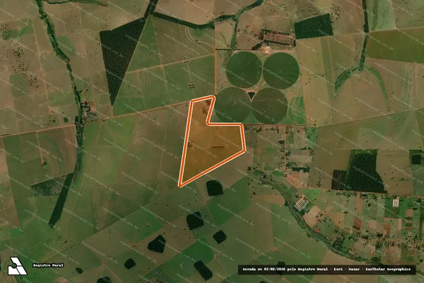 Imagem de satélite de FAZENDA SANTA AMELIA em IGUATEMI - MS