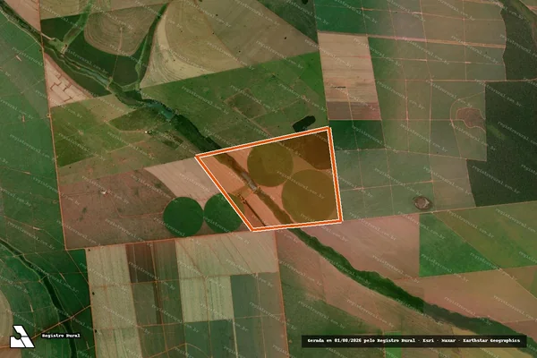 Imagem de satélite de FAZENDA RETIRO VELHO I em IVINHEMA - MS