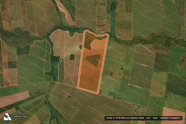 Imagem de satélite de FAZENDA SÃO PEDRO em IVINHEMA - MS