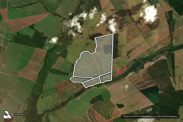 Imagem de satélite de FAZENDA CRISTO REI- GLEBAS A, B, C em NOVA ANDRADINA - MS
