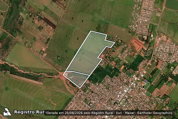 Imagem de satélite de Fazenda Independencia Iii em NOVA ANDRADINA - MS