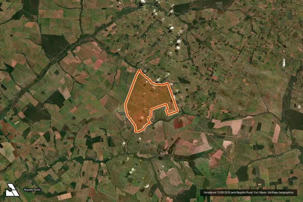 Imagem de satélite de Fazenda Vale do Sol em NOVA ANDRADINA - MS