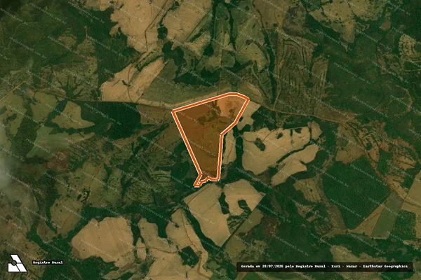 Imagem de satélite de FAZENDA CÓRREGO FUNDO (PARTE) em PONTA PORÃ - MS