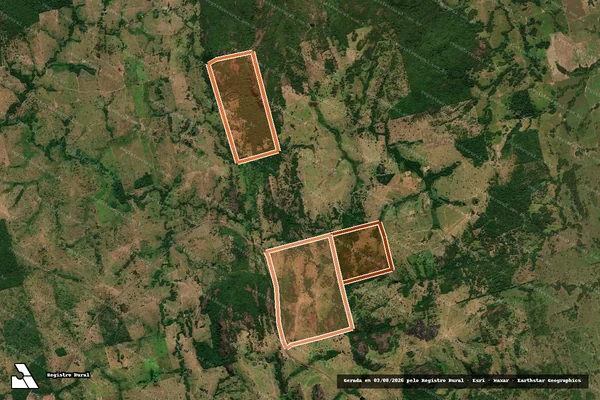 Imagem de satélite de FAZENDA DONA ALZIRA em ARAGOMINAS - TO