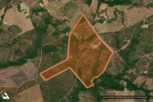 Imagem de satélite de Fazenda Sao Francisco em ARAGUAÍNA - TO