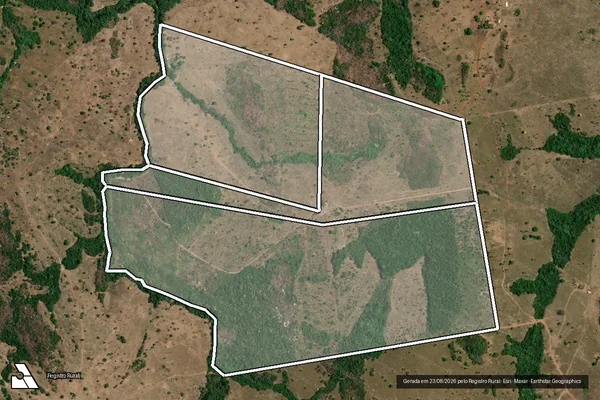 Imagem de satélite de Fazenda Tres Barras em PEQUIZEIRO - TO