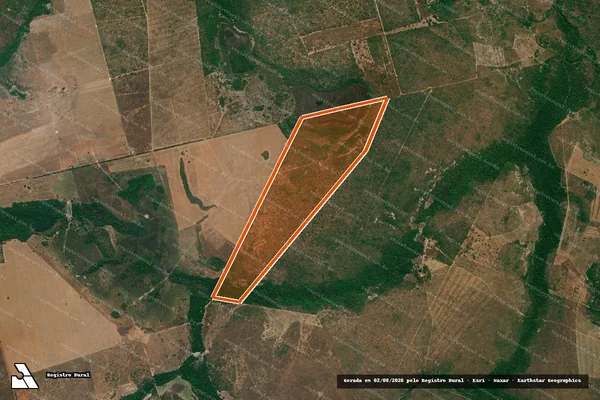 Imagem de satélite de Faz Planalto em Peixe - TO