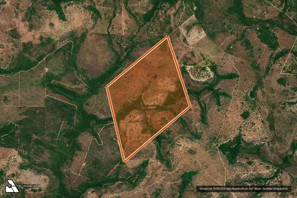 Imagem de satélite de Fazenda Santa Luzia em FILADÉLFIA - TO