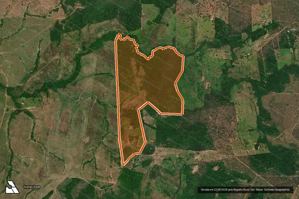 Imagem de satélite de Fazenda Santa Clara em SÃO BENTO DO TOCANTINS - TO