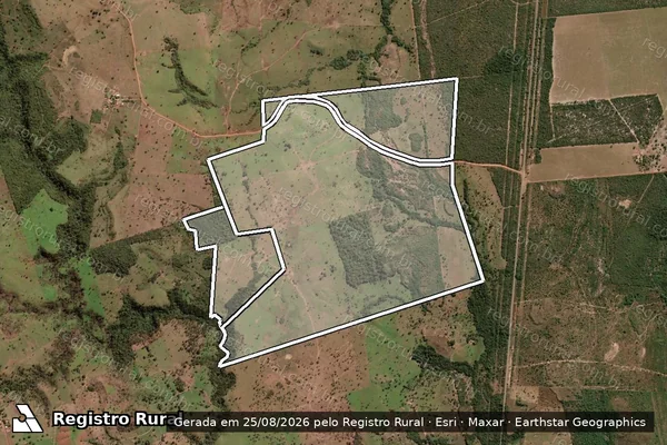 Imagem de satélite de FAZENDA NOVA ESPERANÇA I E II em GUARAÍ - TO