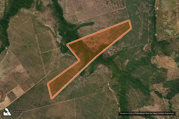Imagem de satélite de Fazenda Arabia em ABREULÂNDIA - TO