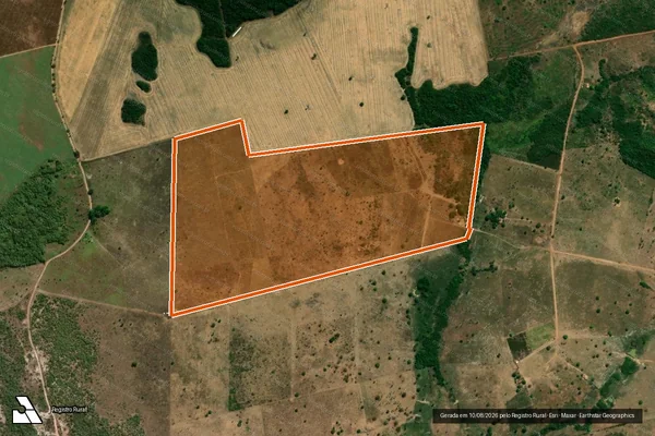 Imagem de satélite de FAZENDA GAIVOTA em PAU D'ARCO - TO