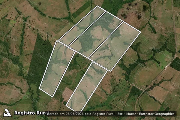 Imagem de satélite de FAZENDA NOVA ESPERANÇA em ARAPOEMA - TO