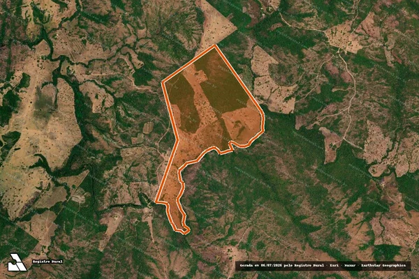 Imagem de satélite de Fazenda - J. E. Dois Irmãos em DOIS IRMÃOS DO TOCANTINS - TO
