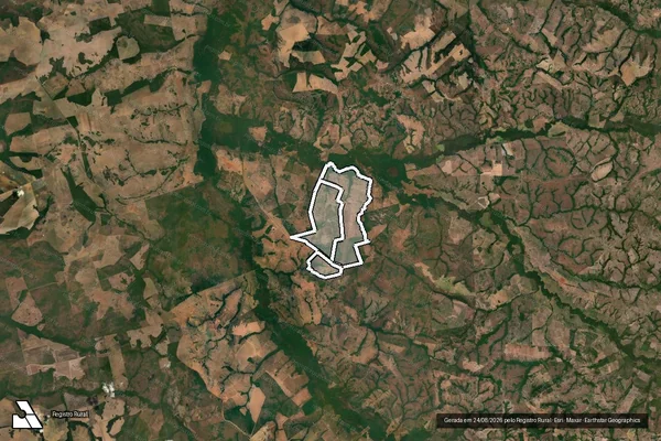 Imagem de satélite de Fazenda Ama em DOIS IRMÃOS DO TOCANTINS - TO