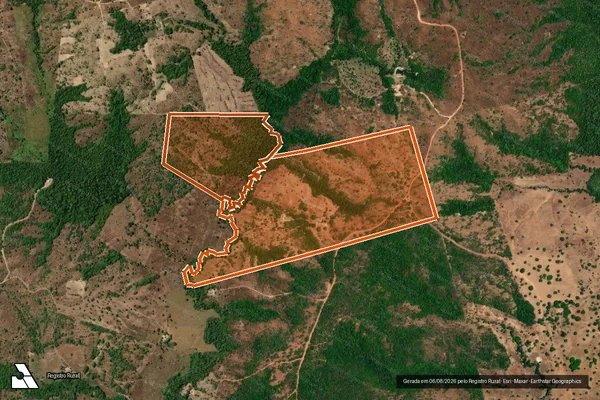 Imagem de satélite de Fazenda Morro Alto em DOIS IRMÃOS DO TOCANTINS - TO
