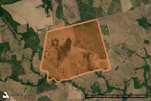 Imagem de satélite de FAZENDA PONTALINA em GOIANORTE - TO