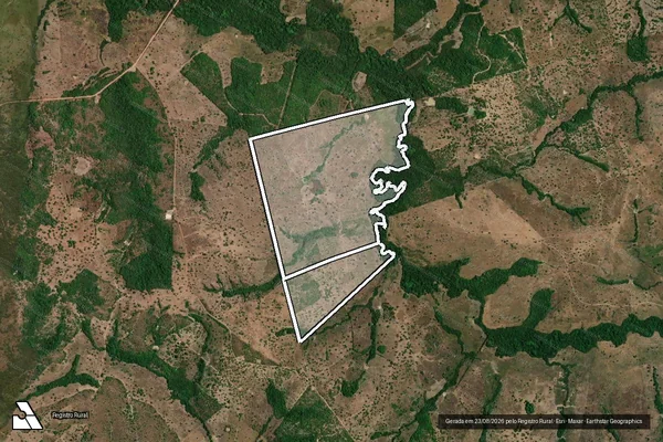 Imagem de satélite de FAZENDA TUBA em Pequizeiro - TO