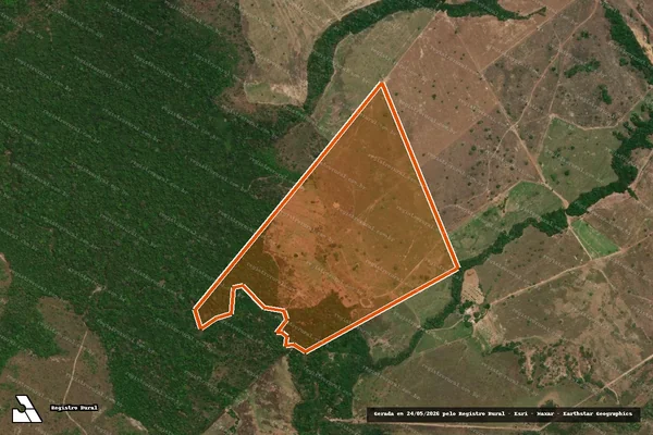 Imagem de satélite de Fazenda Terra Santa Iv em ABREULÂNDIA - TO