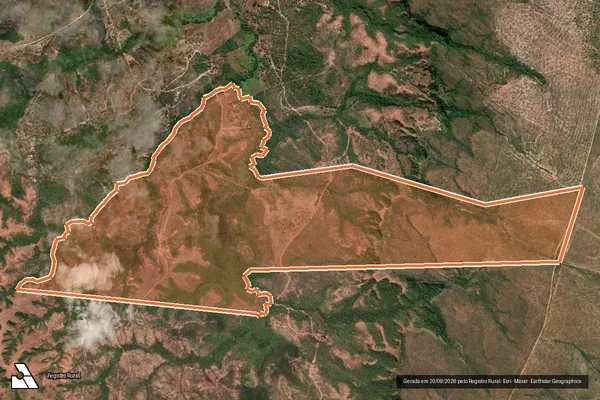 Imagem de satélite de FAZENDA DIAMANTE III em PONTE ALTA DO TOCANTINS - TO
