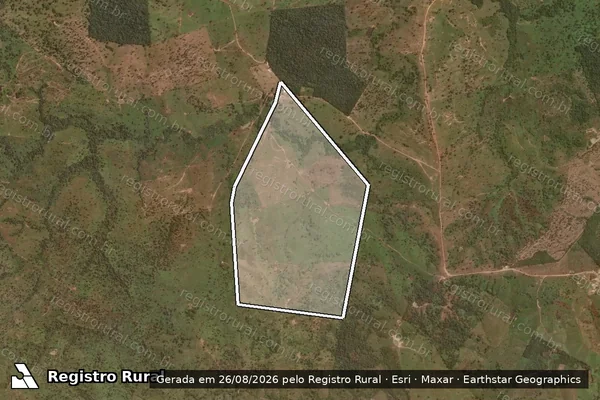 Imagem de satélite de Fazenda Campestre Da Onca em ITACAJÁ - TO