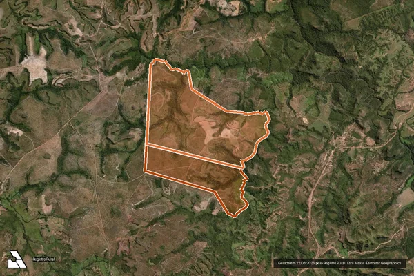 Imagem de satélite de Fazenda Santo Expedito em RECURSOLÂNDIA - TO