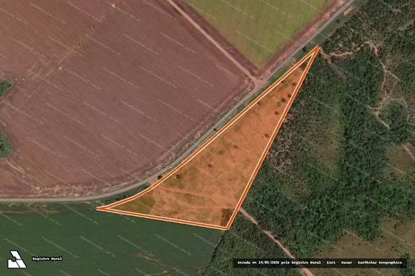 Imagem de satélite de FAZENDAS VALVERDE AGROPECUÁRIA em NOVO ACORDO - TO