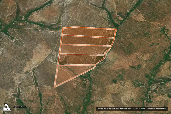Imagem de satélite de LOTE 22 B em SÃO FÉLIX DO TOCANTINS - TO